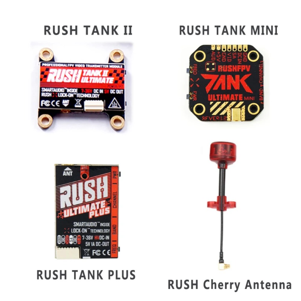 Fpv Drone Frame - Transmisor de Video RUSH TANK Ultimate