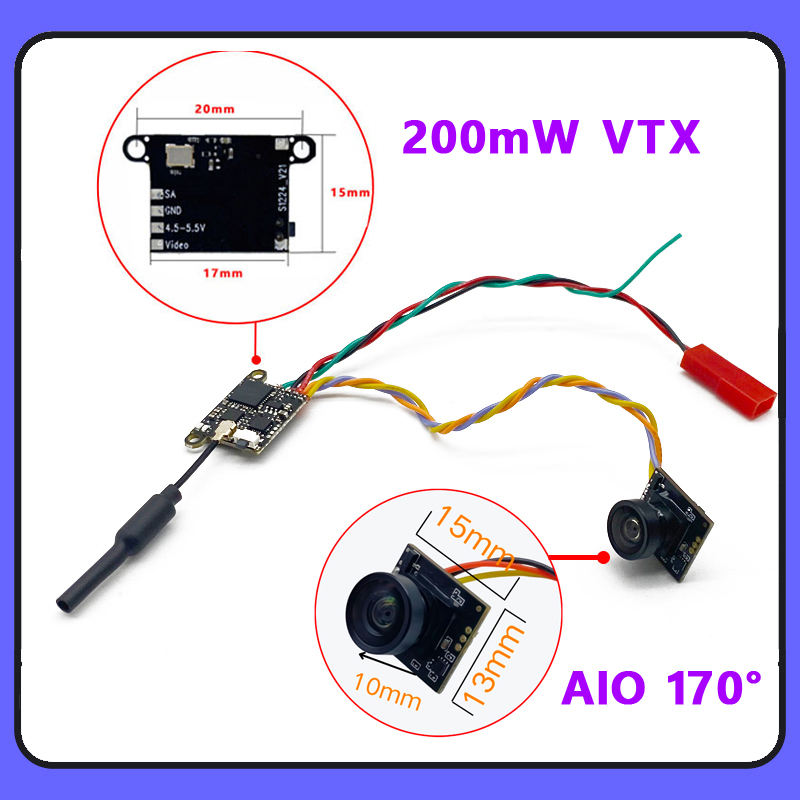 SLONWAKE 5,8G 1200TVL cámara F - Fpv Drone Vtx reseña y precio